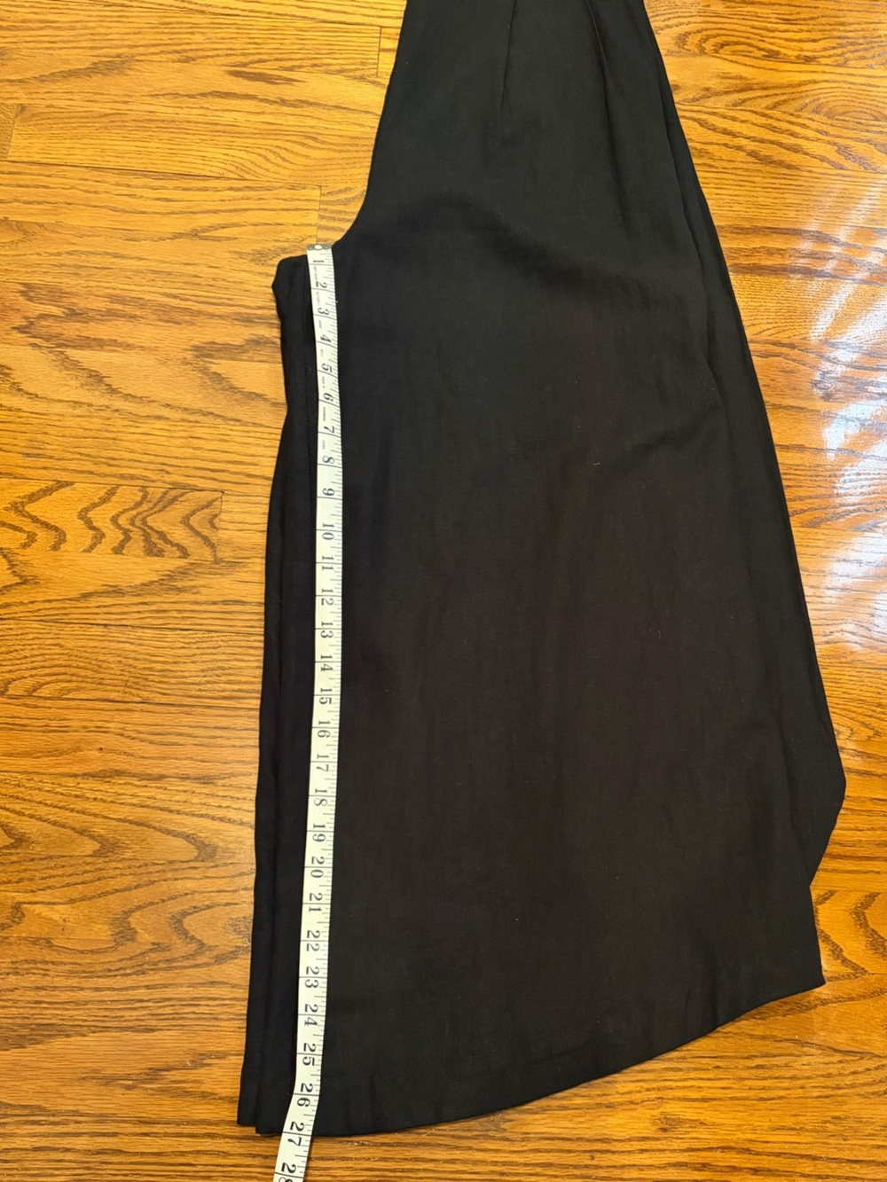 7 For All Mankind High Waist Linen Wide Loose Leg Pants - Picture 11 of 12